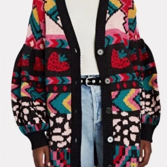 FARM Rio Multicolor Patterned Cardigan - Picture 6 of 10